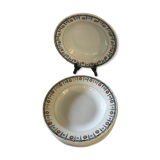 Set of 9 Saint Amand hollow plates