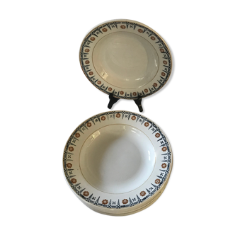 Set de 9 assiettes creuses Saint Amand