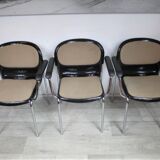 Set of Three Chairs by G. Lange, Germany, 1980s