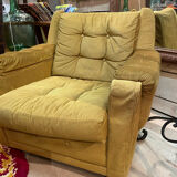 Vintage design velvet armchair 60/70