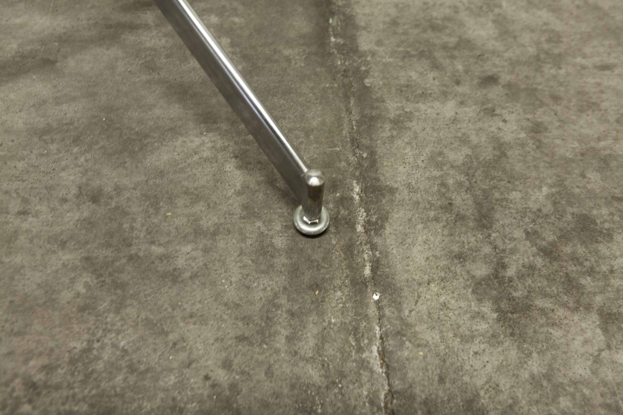 Industrial 1960 chrome coat rack parrot