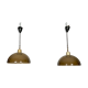 Mid-century modern pair of plexiglass chandelier by Candle
