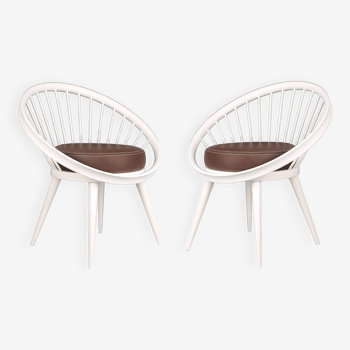 Paire de fauteuils scandinaves, années 60