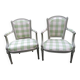 pair of cabriolet armchairs