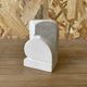 Owl/Owl Travertine Paperweight - 1970s