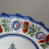 Assiette en forme de poisson avec bretonne les Sables d'Olonne Vintage