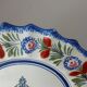 Fish-shaped plate with Breton Les Sables d'Olonne Vintage