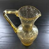 Biot style amber carafe