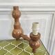 Vintage wooden wall lamp