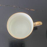 Mocha cup + saucer from the Royal Factory of Limoges