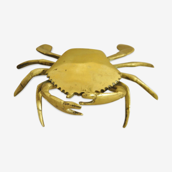 Cendrier crabe en laiton  1970