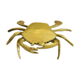 Crab ashtray in brass 1970
