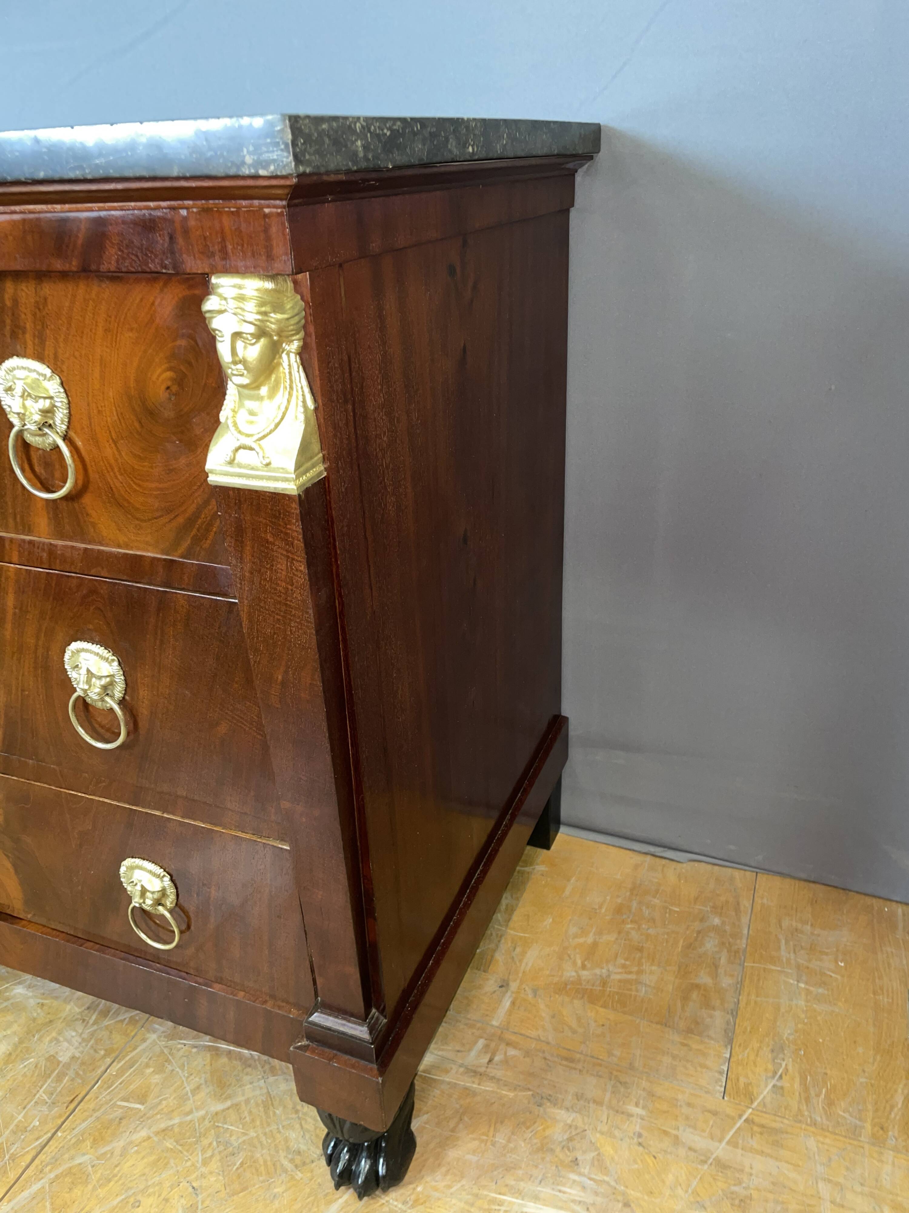 Empire Period Mahogany Chest of Drawers
