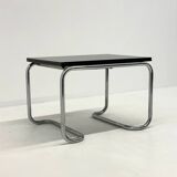 Acerbis dining table with black oak top by Giotto Stoppino