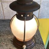 Copper boat lamp