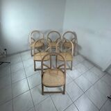 6x vintage foldable chair Gigi Sabadin model Arca