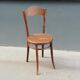 1900 curved wooden chair