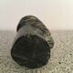 Black marble bust sculpture