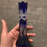 Vase cristal gravé