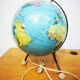 Earth globe tripod Taride glass 1966