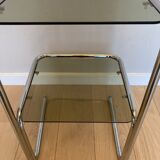 Glass sofa end