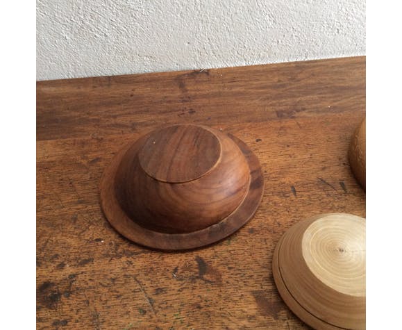 Trio de bols en bois