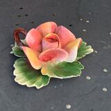 Slurry candle holder, biscuit, old flower