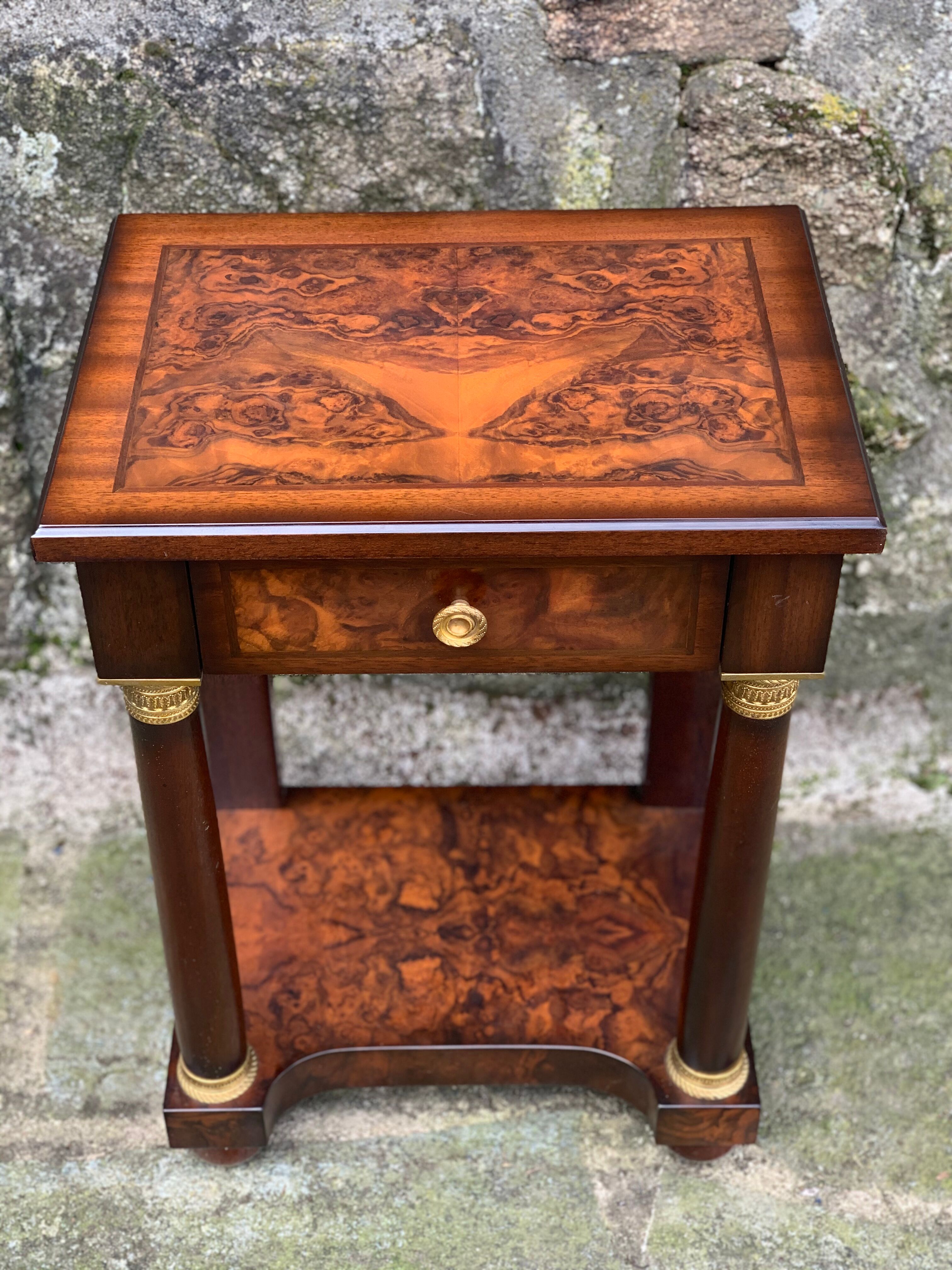 Mahogany art deco style serving table