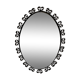 Miroirs en fer forgé 38x100cm