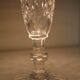 Suite of 3 St. louis cut Crystal champagne flutes