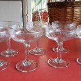 Old champagne glasses
