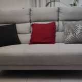 Canapé 3 places gris - Miliboo