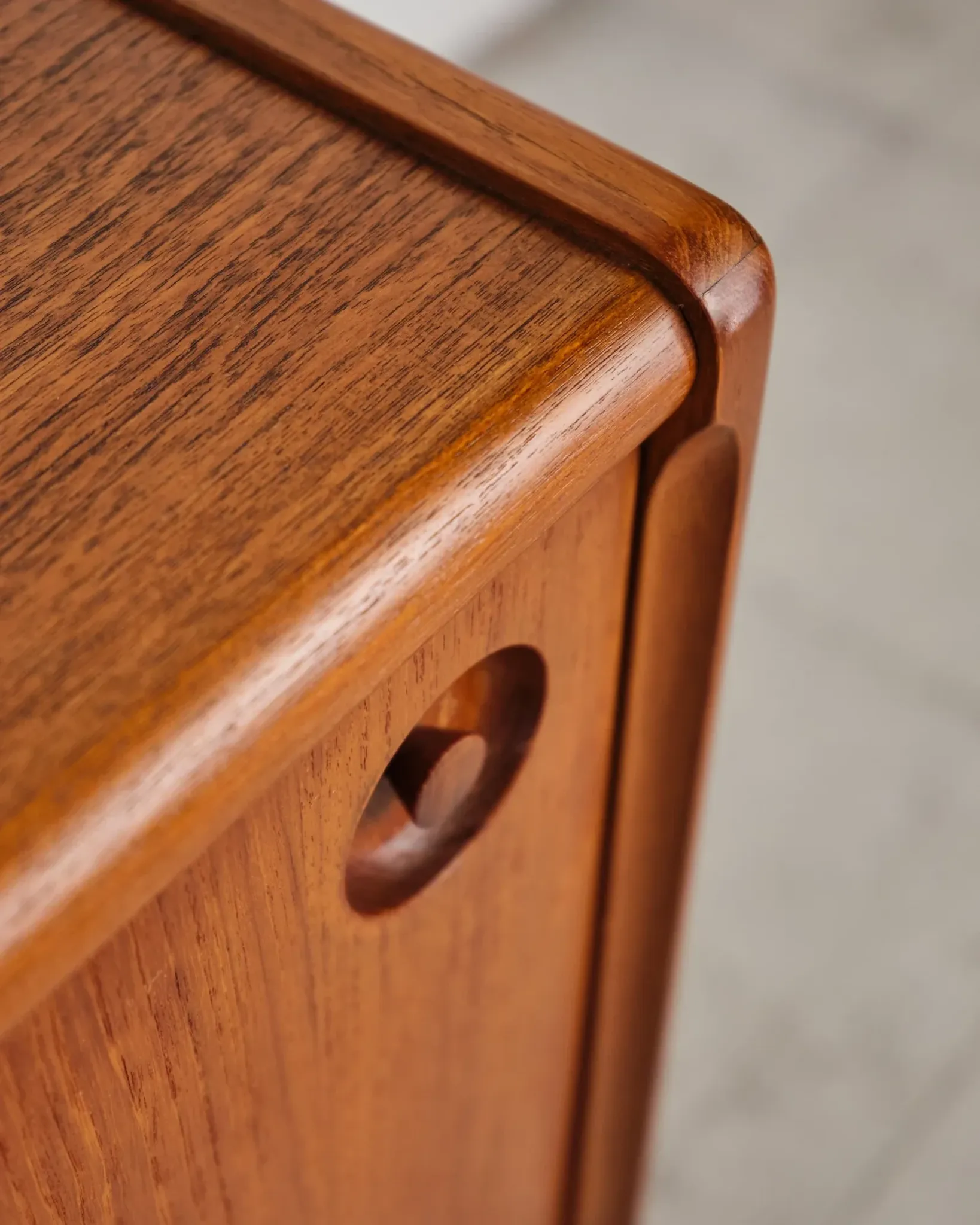 Teak sliding door enfilade by H.W. Klein, Denmark, 1960s