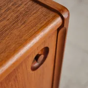 Teak sliding door enfilade by H.W. Klein, Denmark, 1960s