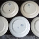 5 plates land of fire plates - signed Vermont Freres Paris