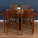 Retro Teak 1960s Meredew Dining Table & 4 Chairs Mid Century