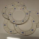 Assiettes plates Digoin Sarreguemines