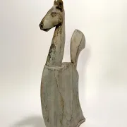 Sculpture de cheval en céramique