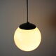 1950's, glass & bakelite pendant, Czechoslovakia