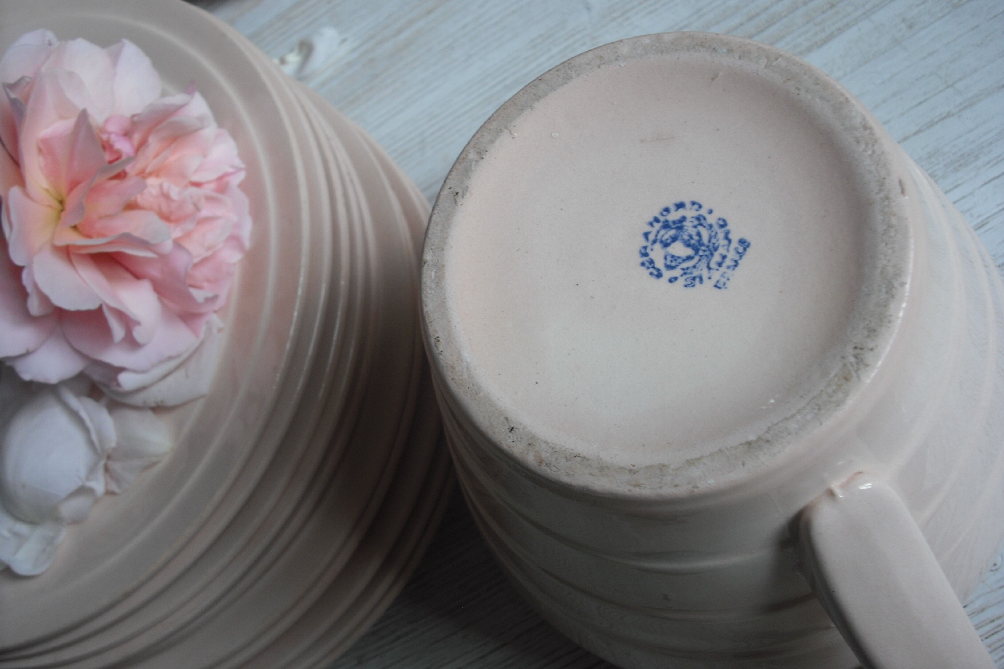 Coffee service powder pink 52 parts 1930