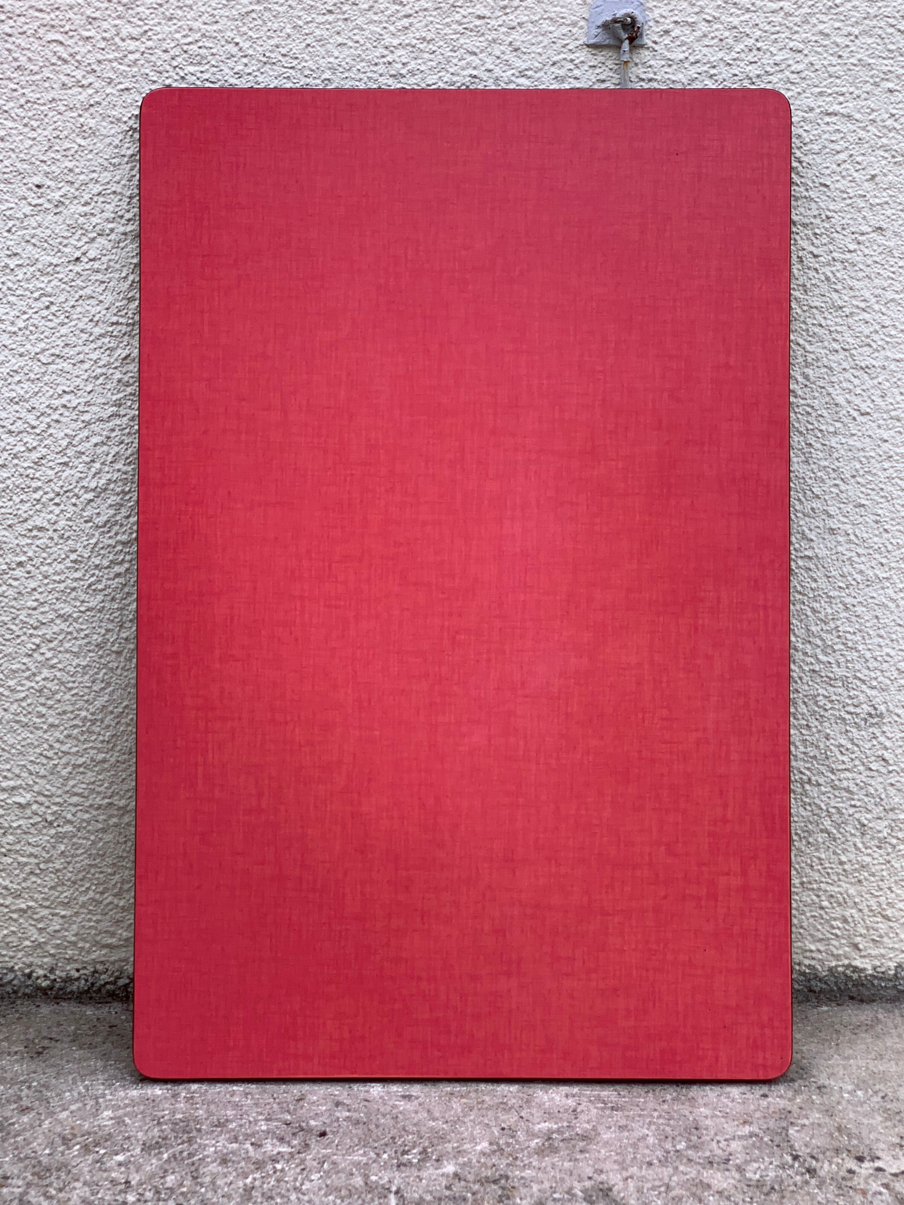 Red Formica table