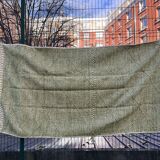Tapis Berbère - Crème et Vert - 150 x 275 cm