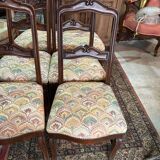 series of 6 late 19th century Walnut chairs