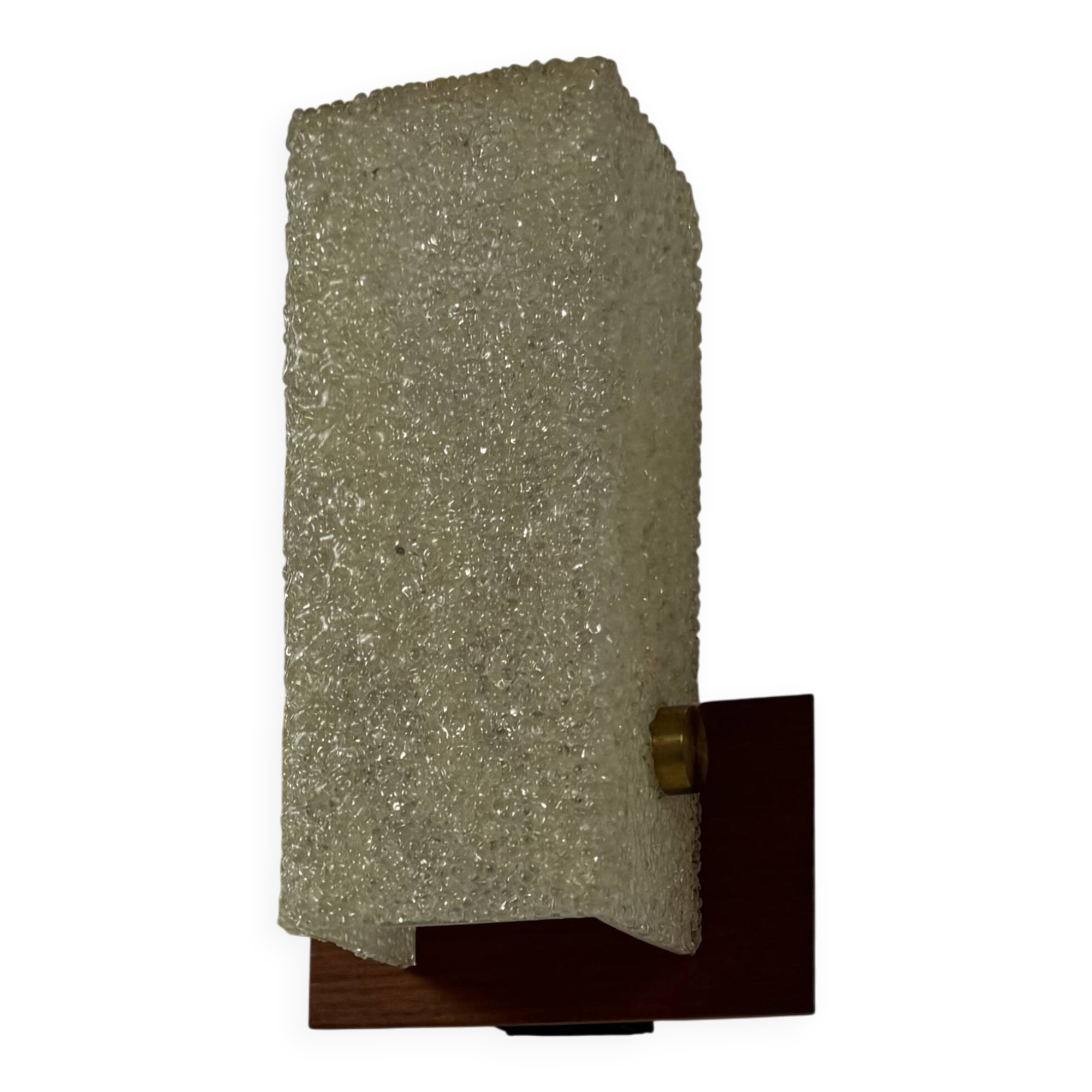 Vintage wall light, Perspex and wood, France, 1960.