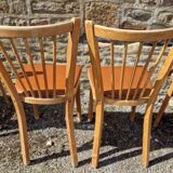 Set of 6 Baumann 70's chairs