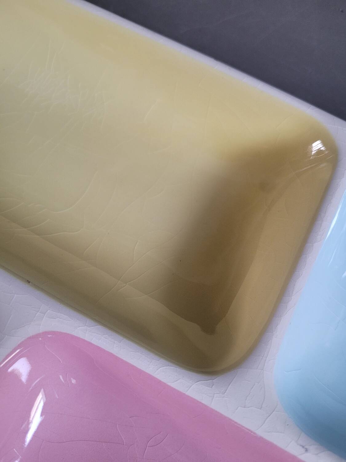 Vintage ceramic appetizer tray