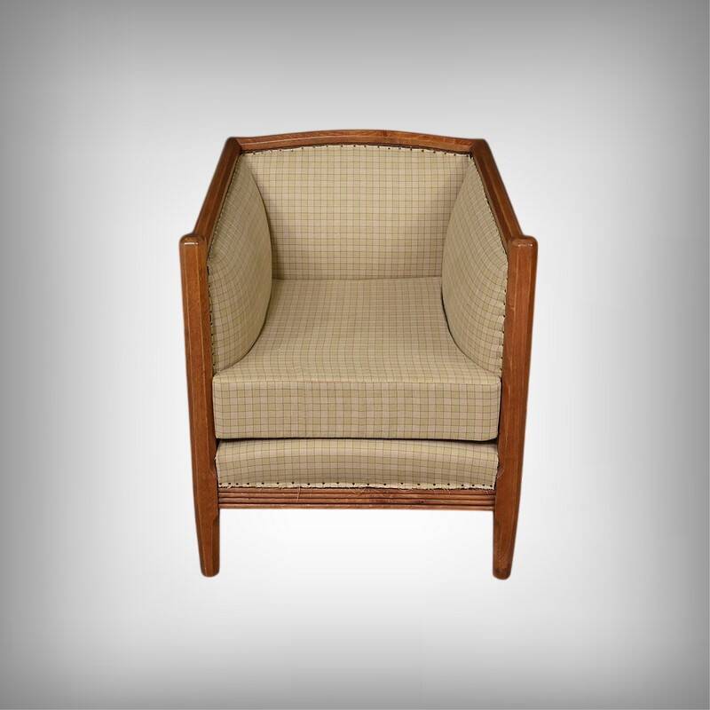 Art Deco Beech Armchair – 1930