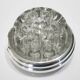 Pique flowers or wears silver metal pen Christofle Gallia