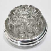 Pique flowers or wears silver metal pen Christofle Gallia