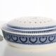 U&Cie Sarreguemines sponge holder, Terre de Fer, mid-19th century, French antique